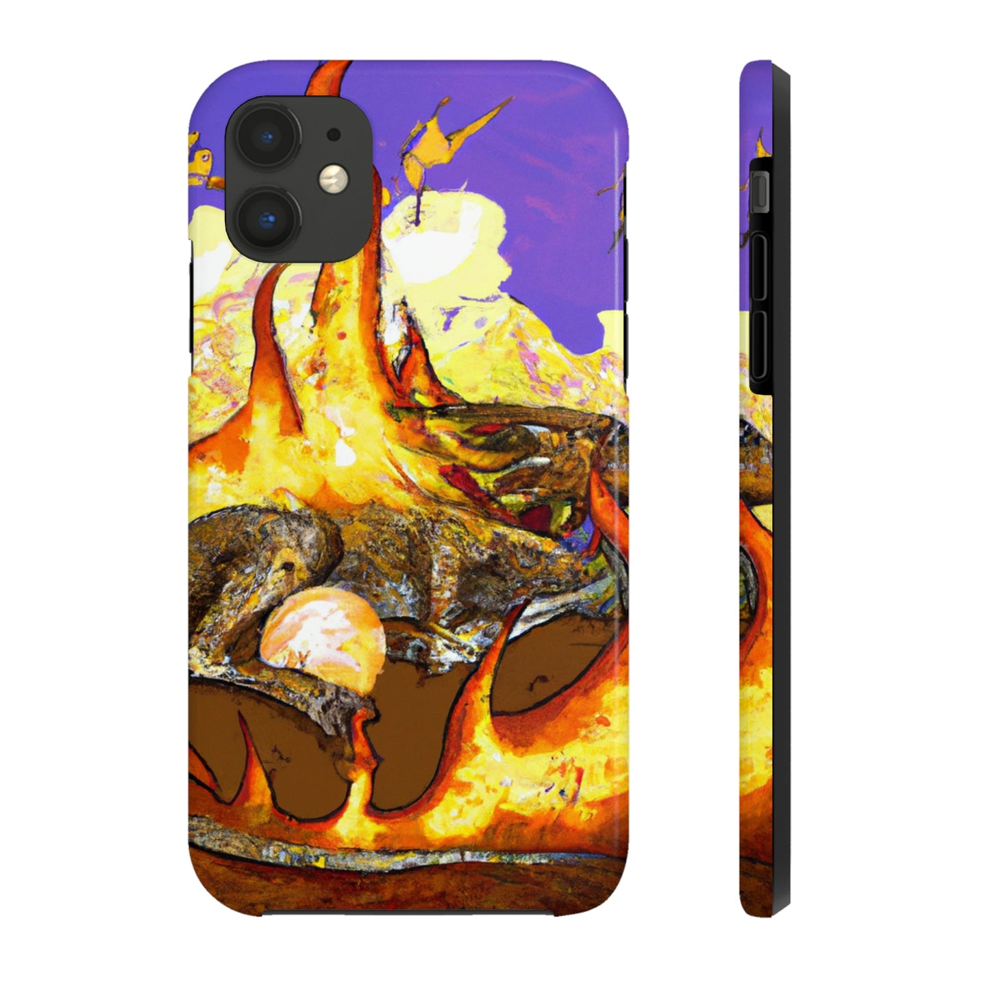 „Ein schlummernder Drache in höllischer Umarmung“ – The Alien Tough Phone Cases