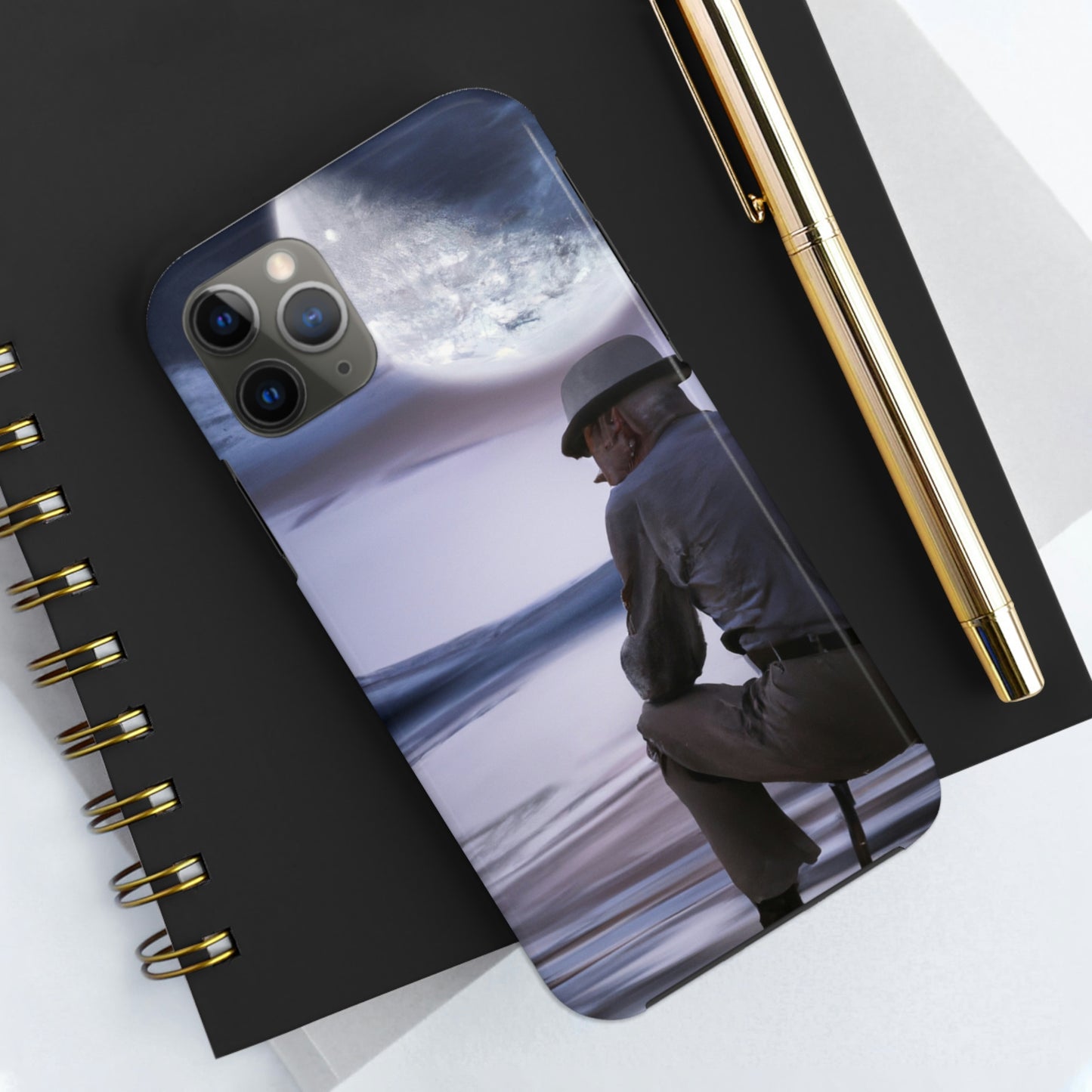 Moonlight Reflections on a Quiet Lake - The Alien Tough Phone Cases