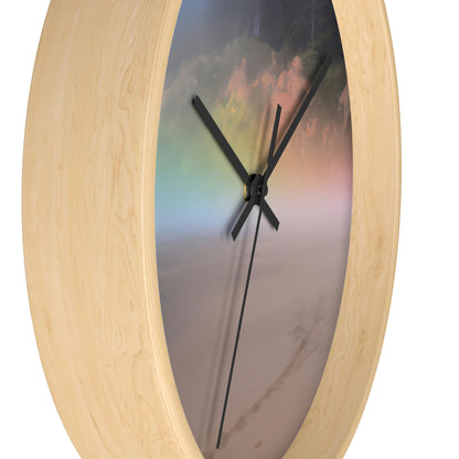 "A Painted Reflection of Solitude" - The Alien Wall Clock