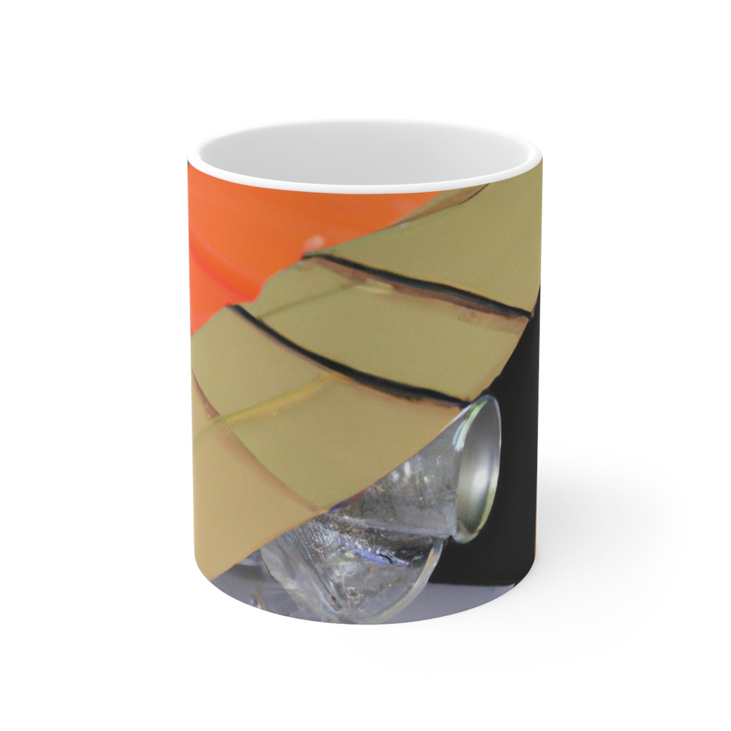 "Building a Better Flyer: Crafting a Recycled Flying Machine" - Taza de cerámica The Alien 11 oz