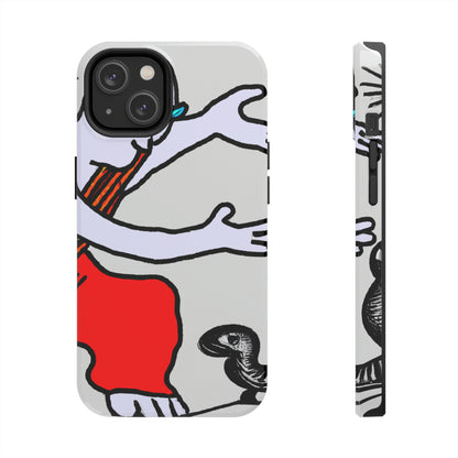 "Die sanfte Umarmung eines verlorenen Drachenlings durch einen blinden Mönch" - Die Alien Tough Phone Cases