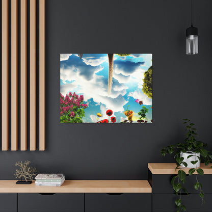 Rainbow Sky Garden - The Alien Canva