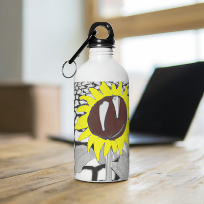 "A Sunflower Withering on a Parched Field" - The Alien Stainless Steel Water Bottle