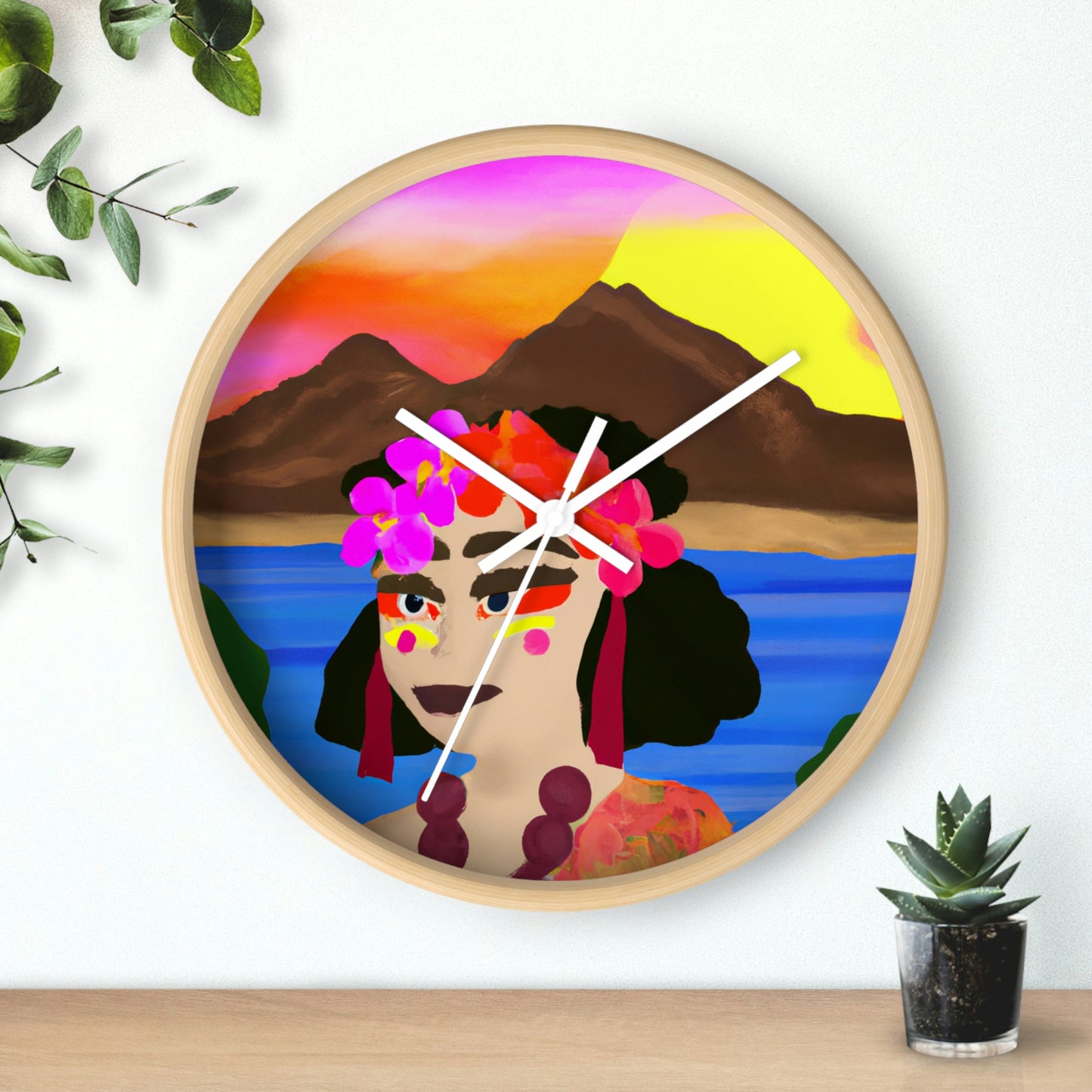 "Enchantment at Dusk" - The Alien Wall Clock