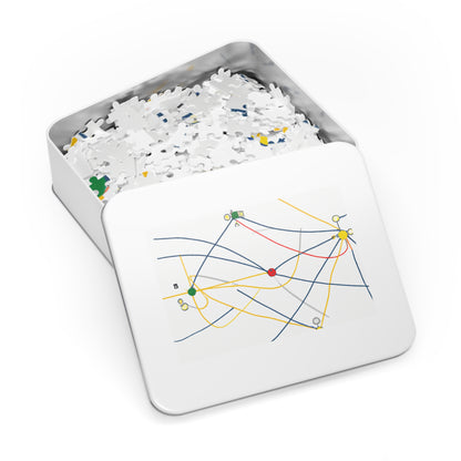 "Exploring the Dynamic Topology: Artful Visualization of a Network Structure." - The Alien Jigsaw Puzzle