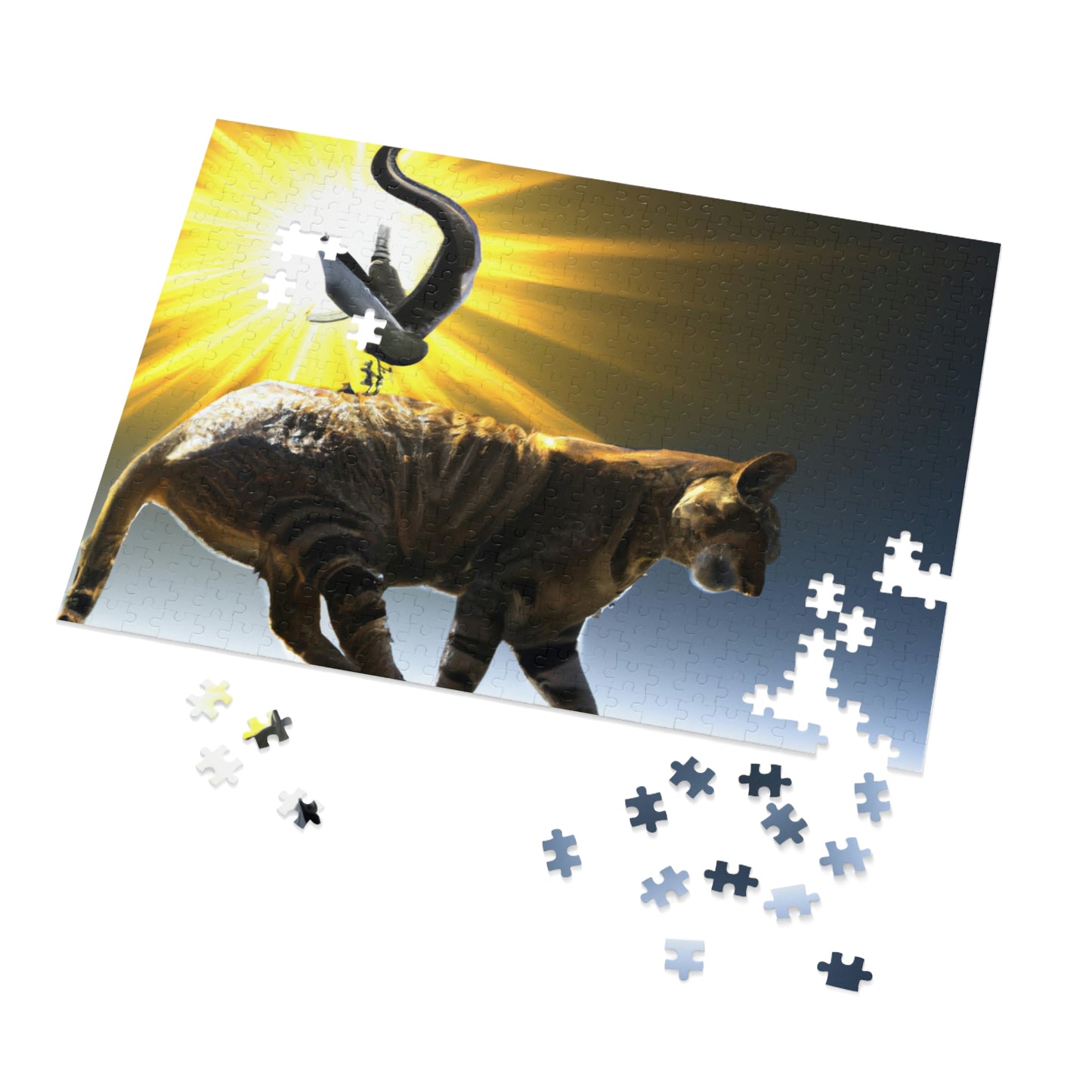 "A Purrfect Sunbeam Moment" - The Alien Jigsaw Puzzle