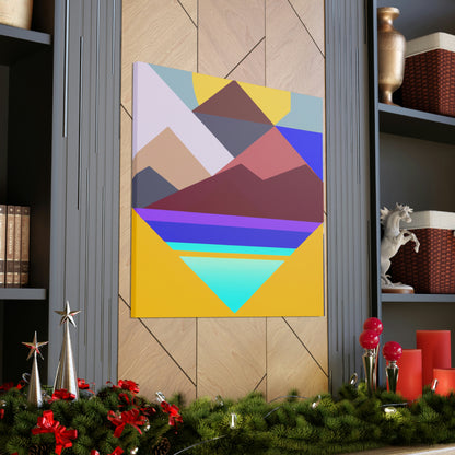 "Geometric Landscape" - Canvas