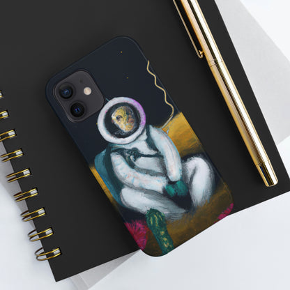 "Solo en la oscuridad: la supervivencia de un astronauta solitario" - The Alien Tough Phone Cases