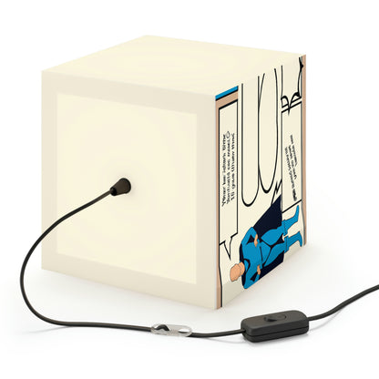 "The Chatter of a Classic: A Superhero Story Through Dialogue" - The Alien Light Cube Lamp