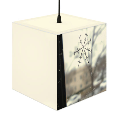 "Tiny Tragedy: A Snowflake's Story" - The Alien Light Cube Lamp