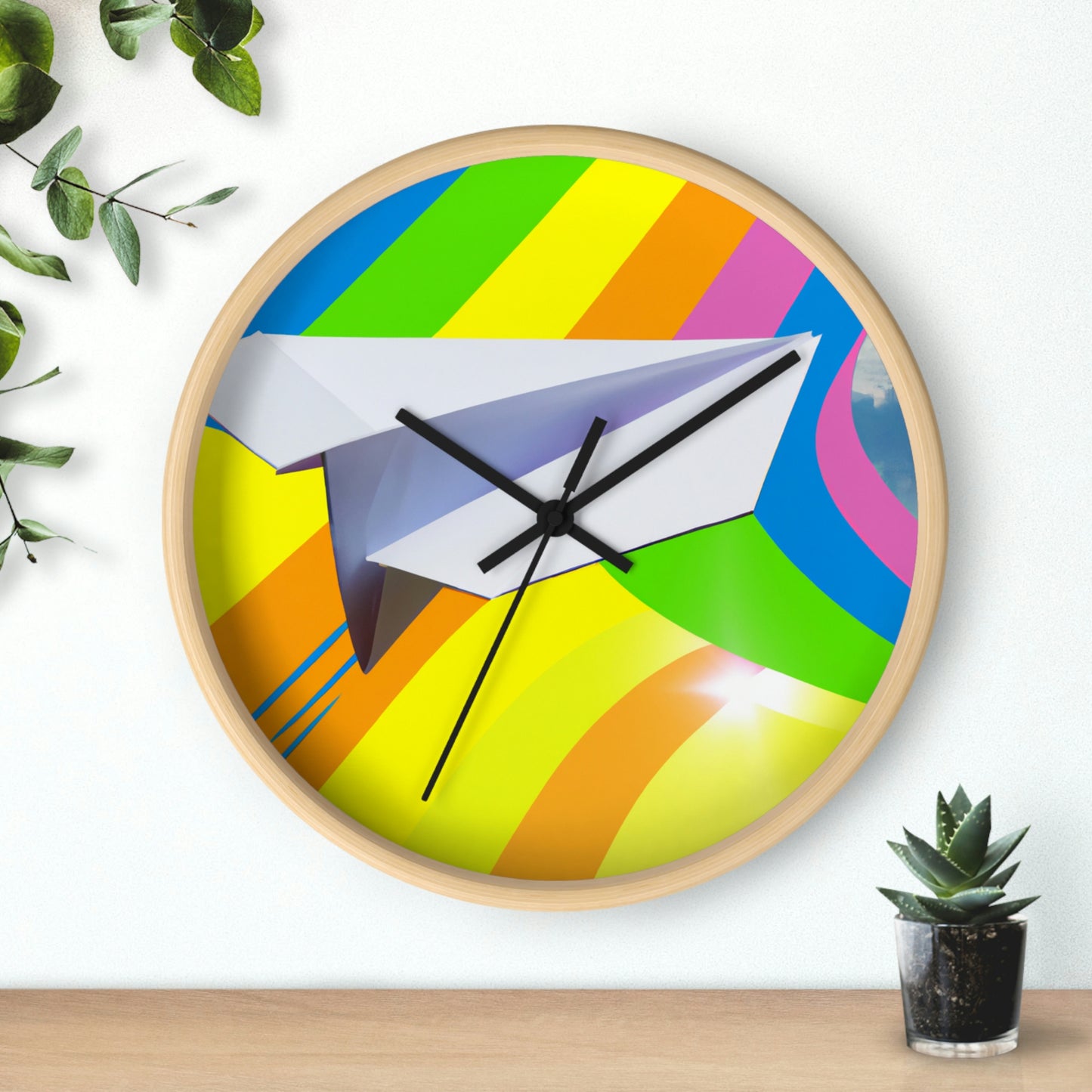 "A Flight of Color" - El reloj de pared alienígena