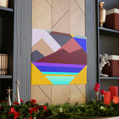 "Geometric Landscape" - Canvas