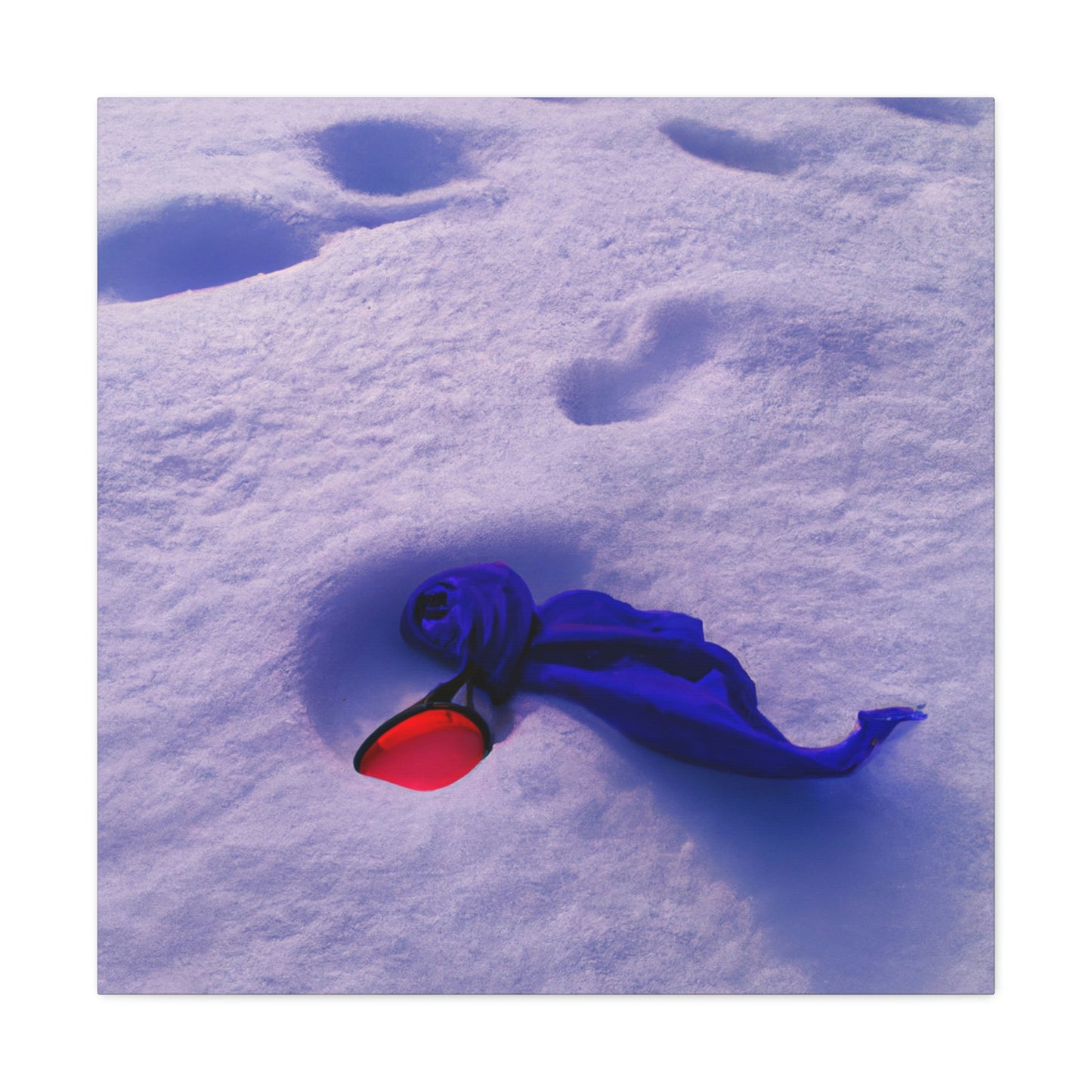 "Buried in the Snow: A Vivid Memory" - The Alien Canva