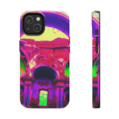 Mystical Madness: Crazy Colors in the Forgotten Cathedral - The Alien Tough Phone Cases