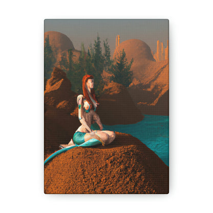 "La sirena en el espejismo" - The Alien Canva