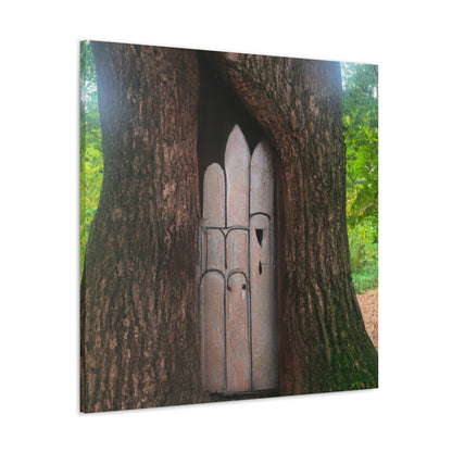 "The Mysterious Tree Door" - The Alien Canva