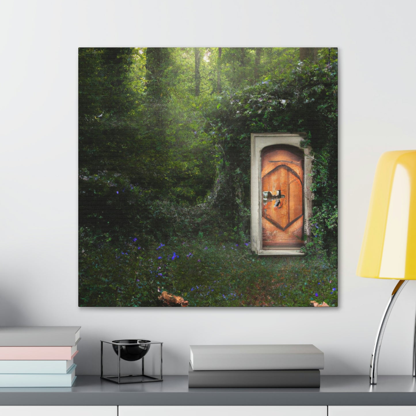 The Magical Door in the Woods - The Alien Canva