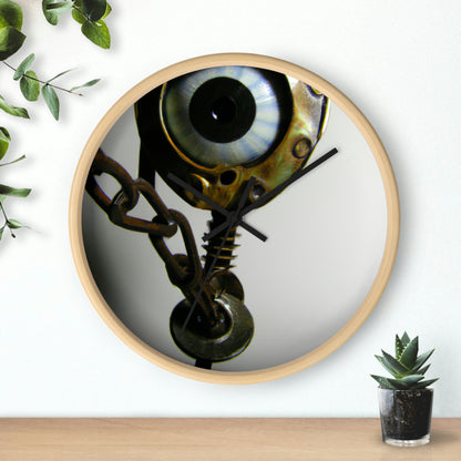 "Eye for an Eye: A Mechanical Vengeance" - The Alien Wall Clock