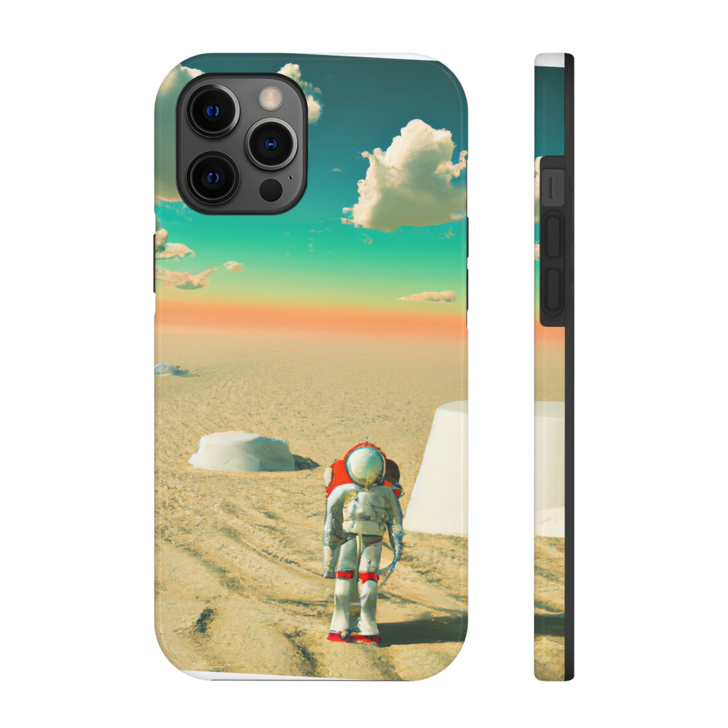 "A Strayed Astronaut: Alone on a Forlorn Planet" - The Alien Tough Phone Cases