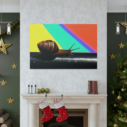 "Rainbow Pot of Gold: A Snail's Slow Trek" - The Alien Canva