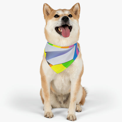 "A Flight of Color" - El collar de bandana para mascota alienígena