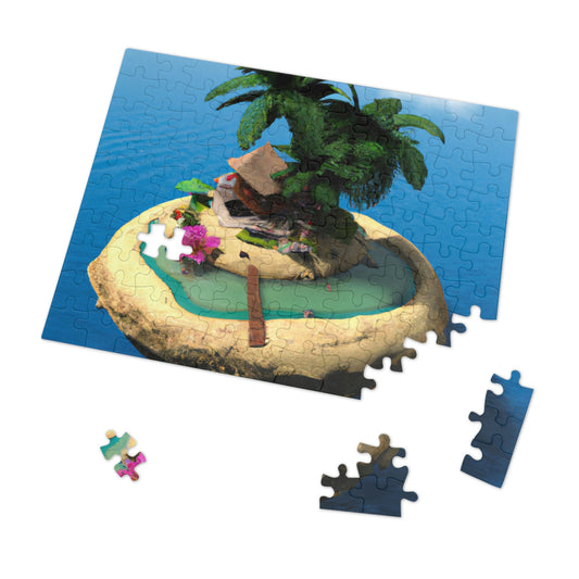 "Island Paradise in the Sky" - The Alien Jigsaw Puzzle