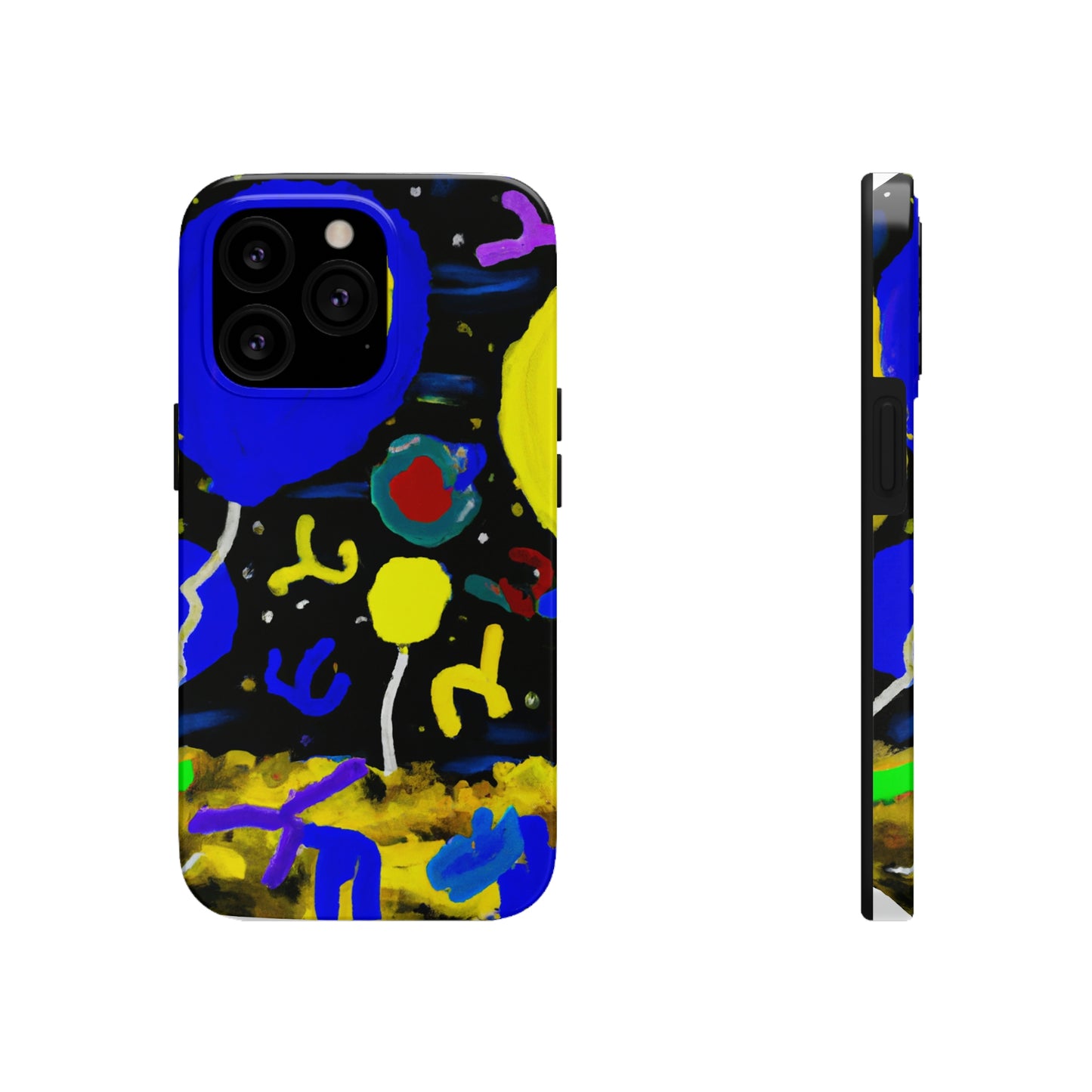 "A Starry Night Rainbow" - Die Alien Tough Phone Cases