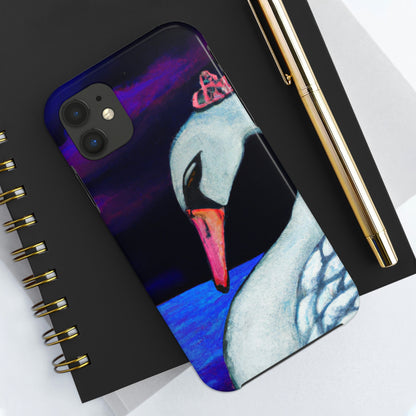 "A Swan's Lament: The Widwed Heavens" - Die Alien Tough Phone Cases