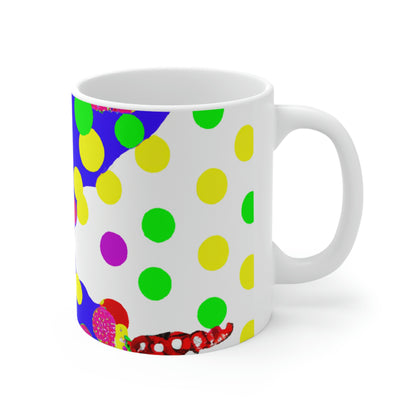 "Clowning Around in the Cold: A Winter Glove Story" - The Alien Ceramic Mug 11 oz