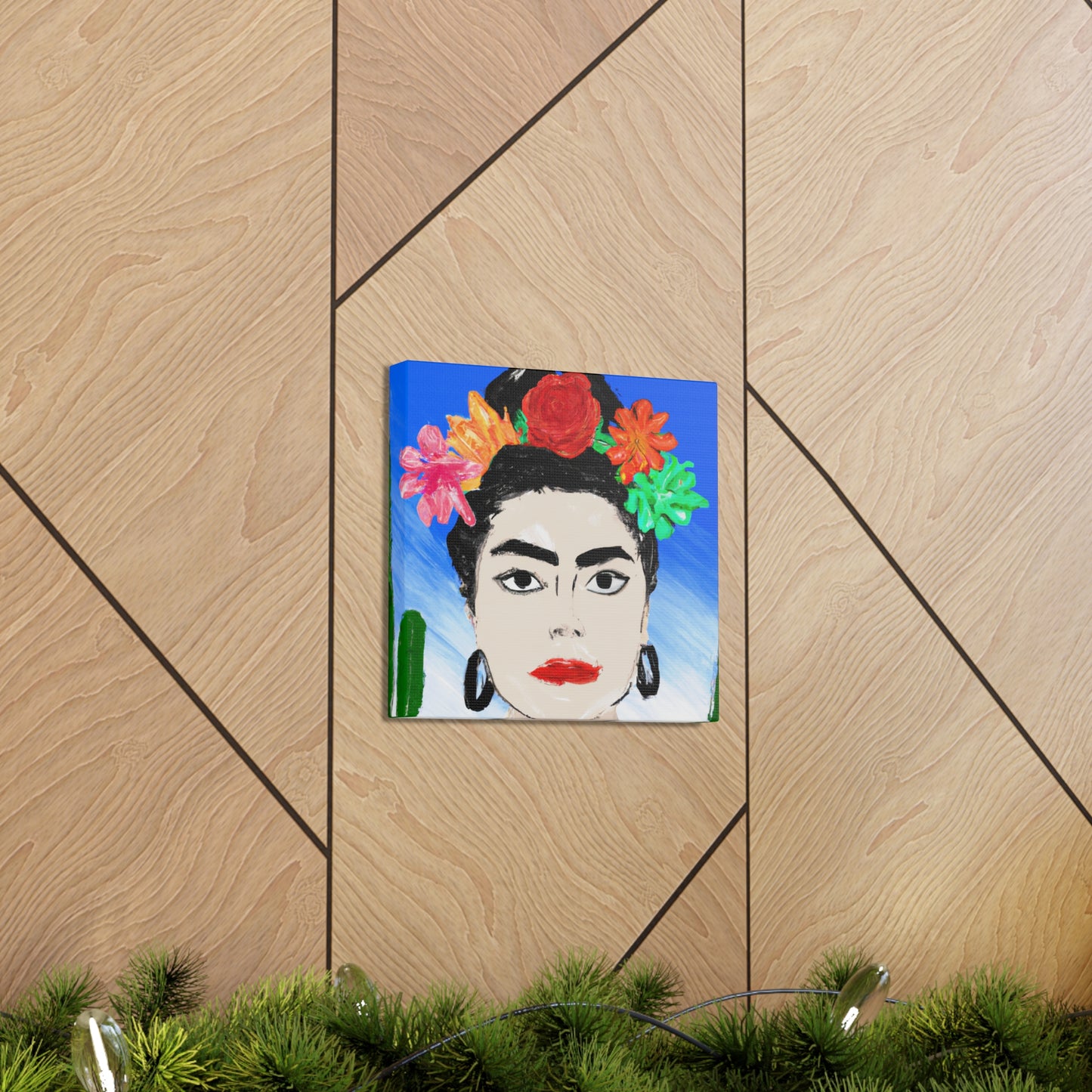 "Fiery Frida: Painting a Mexican Icon with Colorful Culture" - The Alien Canva