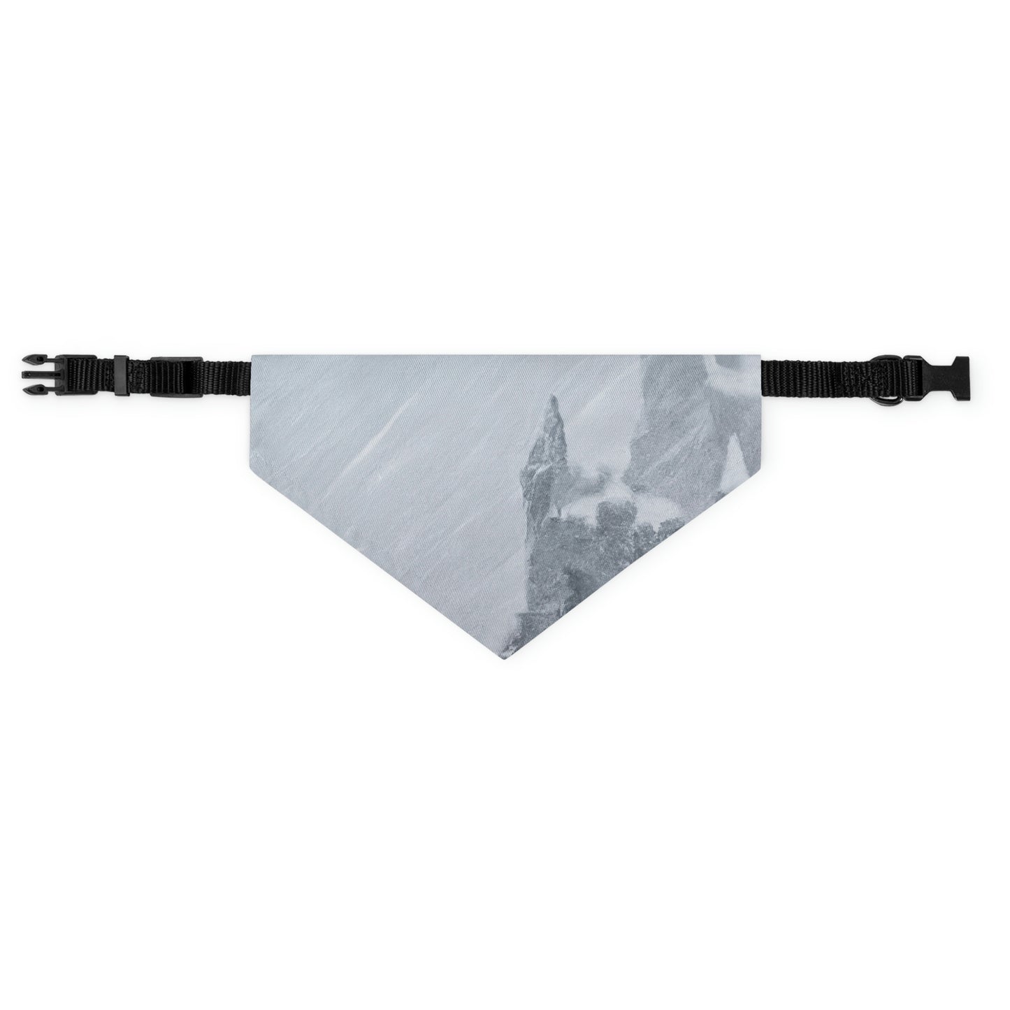 The Lost Castle Within the Snowstorm. - The Alien Pet Bandana Collar