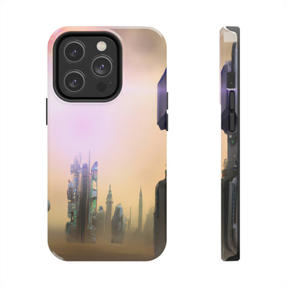 "Lost in the Cosmic Mist" - The Alien Tough Phone Cases