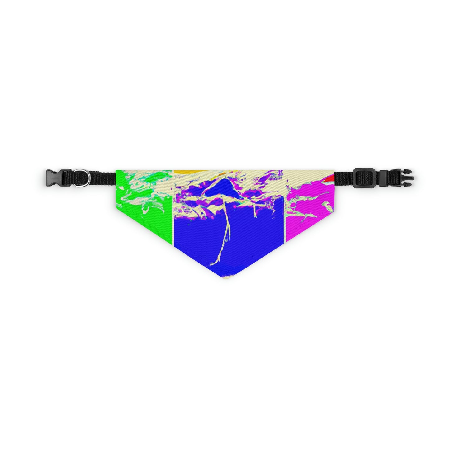 "Kites Aflatter in the Vibrant Sky" - Das Alien Pet Bandana Halsband