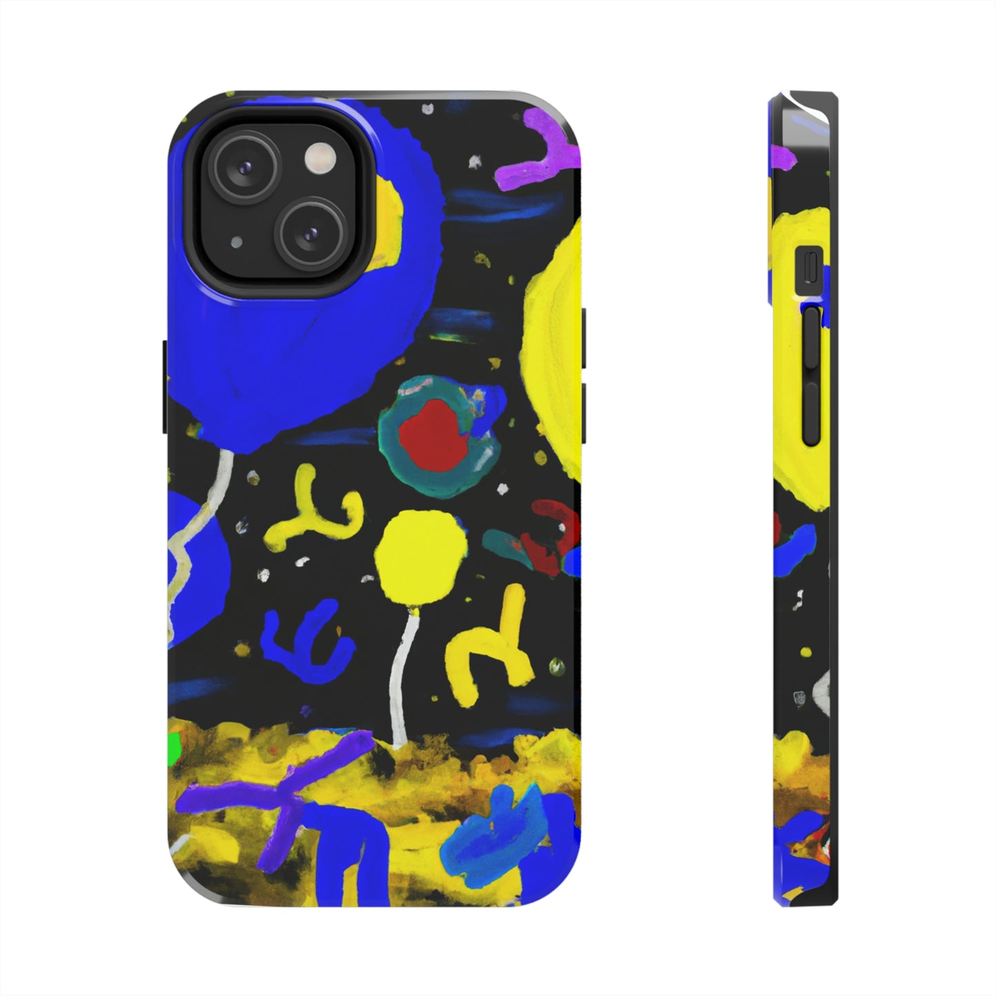 "A Starry Night Rainbow" - The Alien Tough Phone Cases