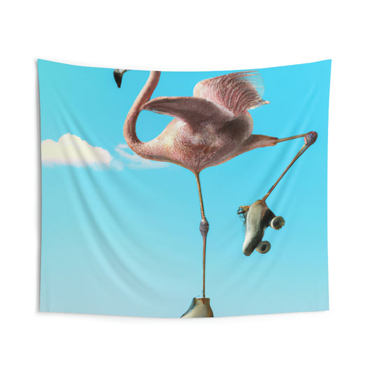 "Flamingo Skates!" - The Alien Wall Tapestries