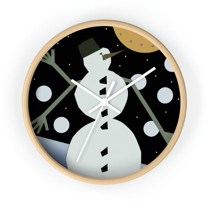 "A Winter Night's Wish" - The Alien Wall Clock