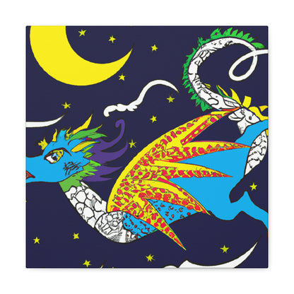 "Midnight Flight of the Dragon" - The Alien Canva