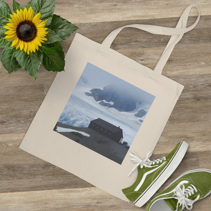 "Frozen Fears: A Haunted Glacier House" - The Alien Tote Bag