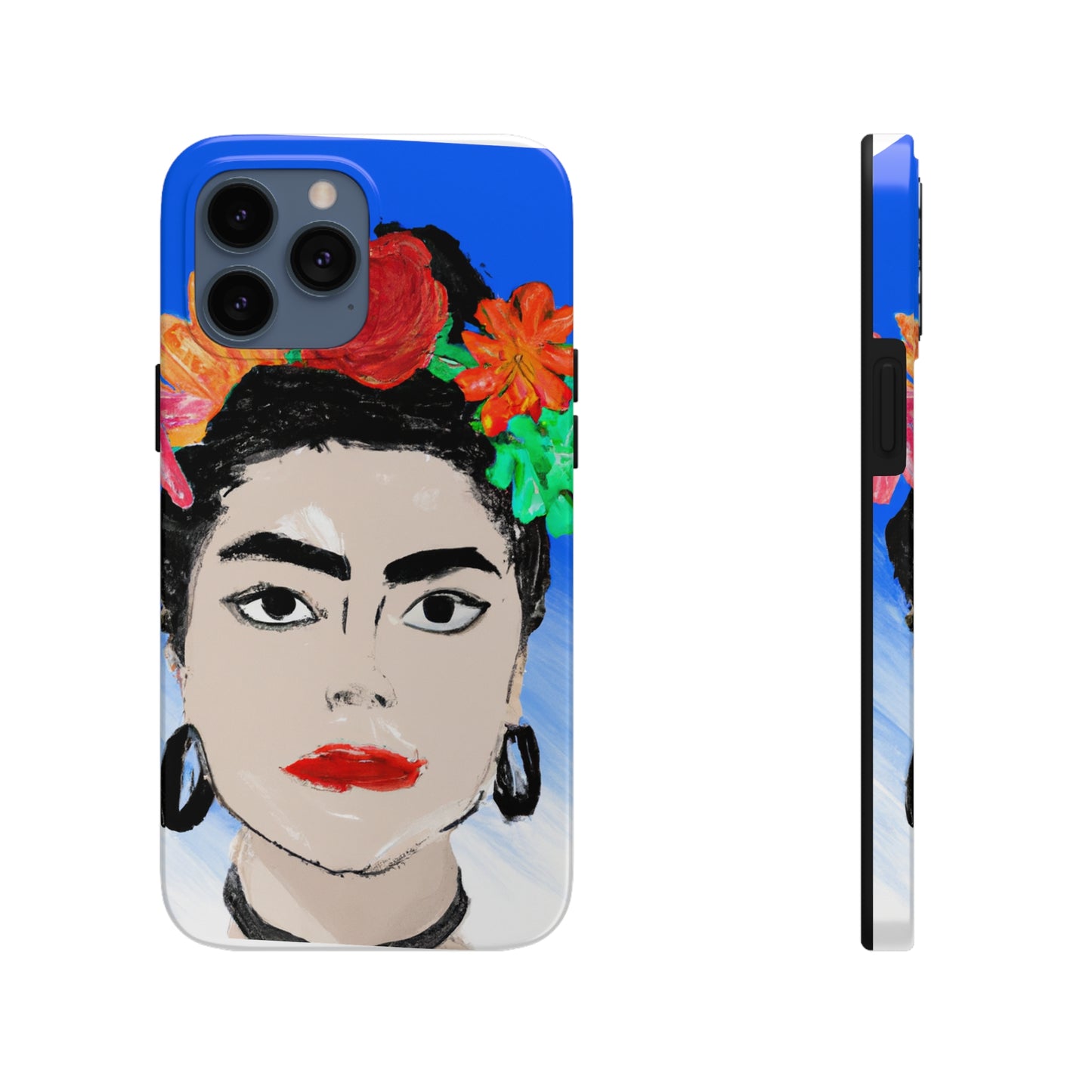 "Fiery Frida: Painting a Mexican Icon with Colorful Culture" - The Alien Tough Phone Cases