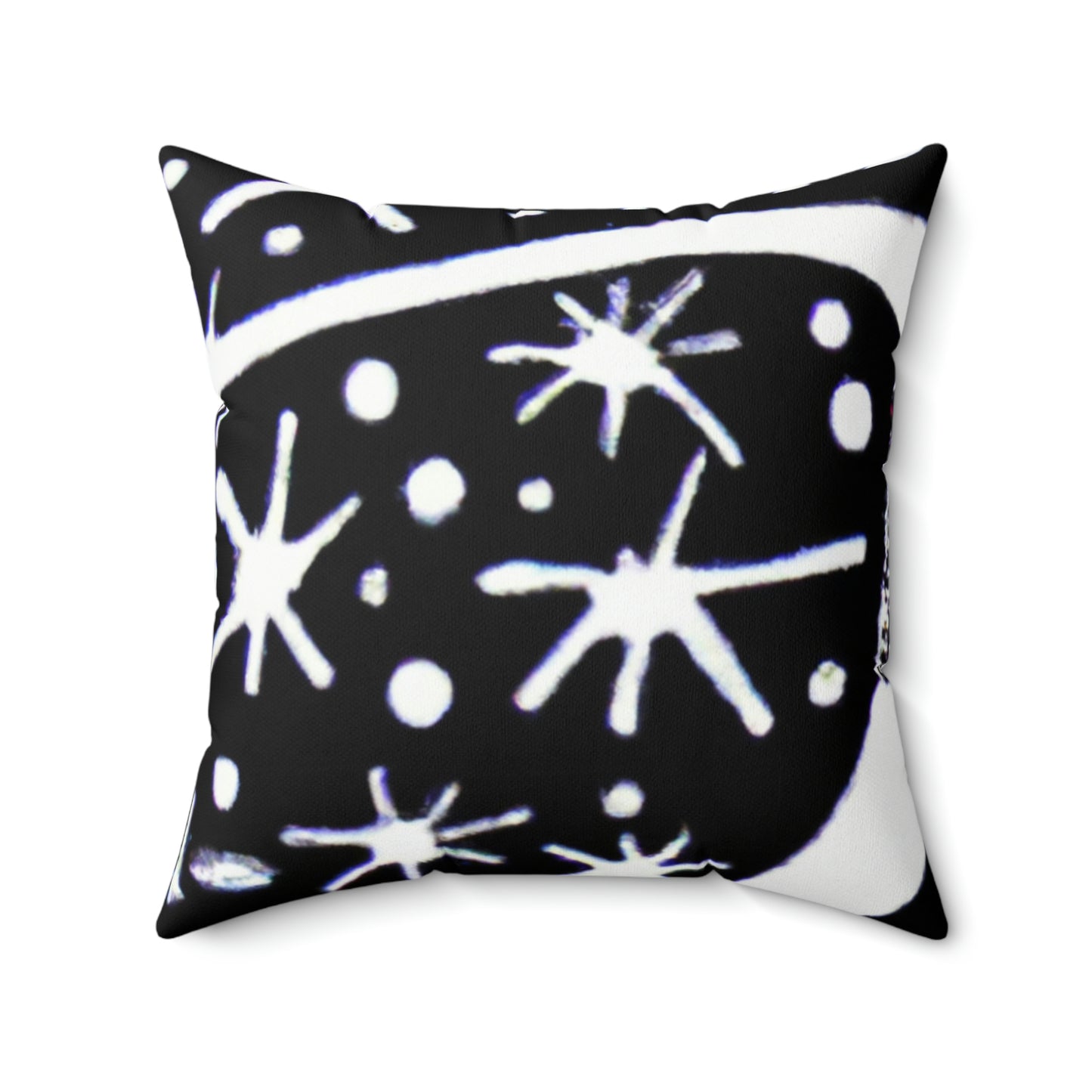 "Dancing Among the Galactic Light" - The Alien Square Pillow