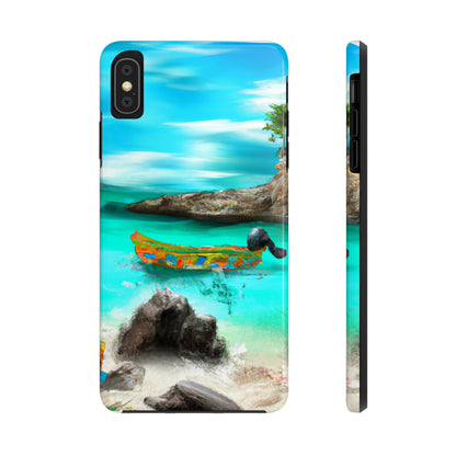 "Fiesta caribeña en la playa: una exploración digital de la cultura mexicana" - The Alien Tough Phone Cases