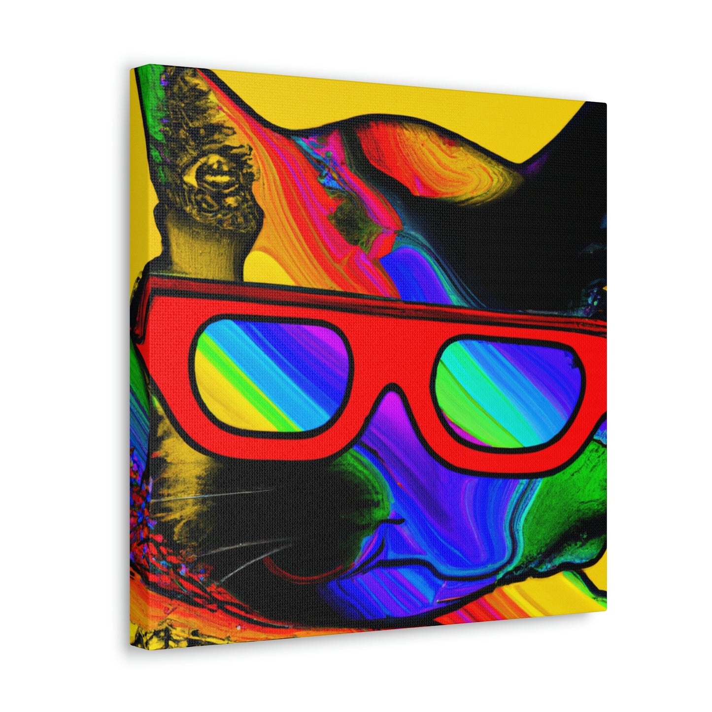 "Cool Cat in Sunglasses" - The Alien Canva