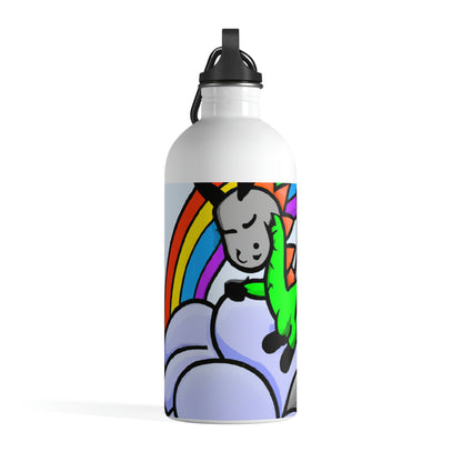 "A Dreamy Dragon's Nap" - The Alien Stainless Steel Water Bottle