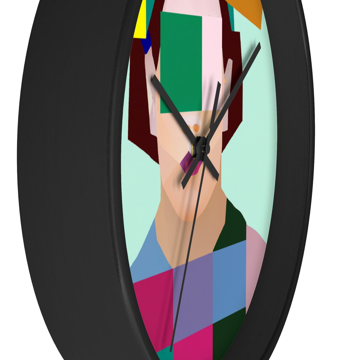 "Geometric Harmony" - The Alien Wall Clock