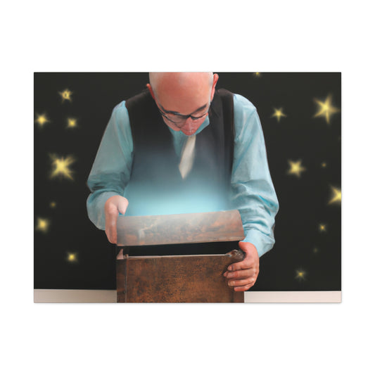 The Magic Box of the Elderly Man - The Alien Canva