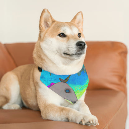 "Majestic Morning Reflections" - The Alien Pet Bandana Collar