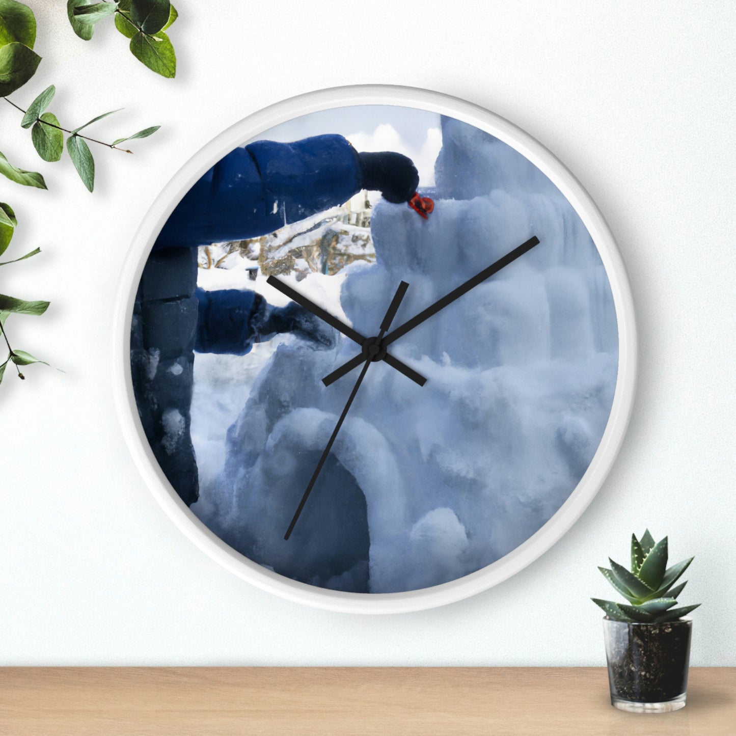 Magical Winter Wonderland - The Alien Wall Clock