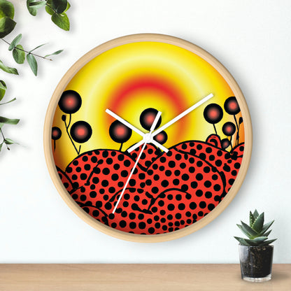 "A New Dawn's Glow" - The Alien Wall Clock