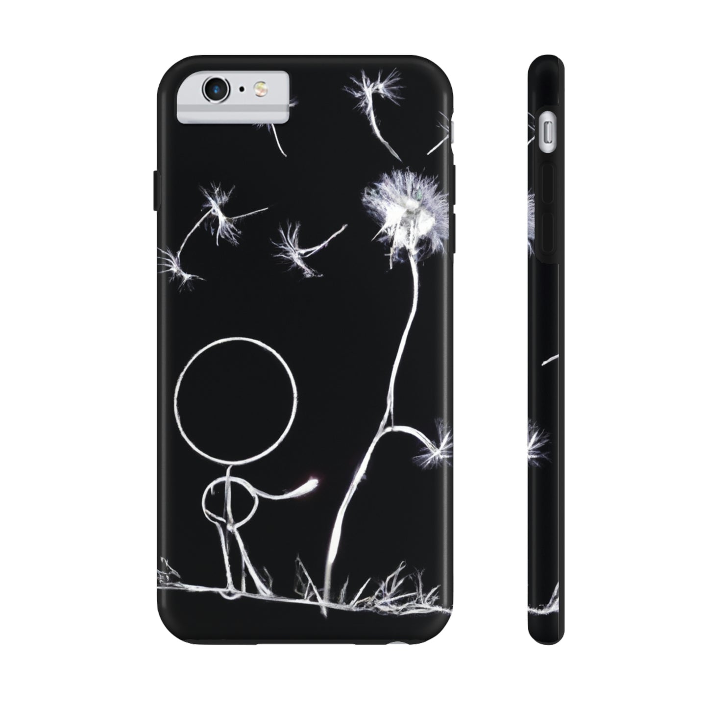 "Un parpadeo de diente de león en la brisa de medianoche" - The Alien Tough Phone Cases