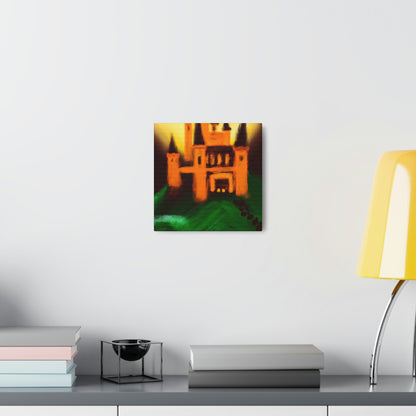 "Mysterious Castle Painting" - The Alien Canva